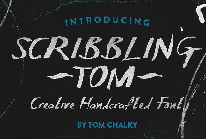 Scribbling Tom - Free Handcrafted Font